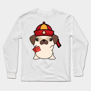 Lunar New Year Pug Long Sleeve T-Shirt